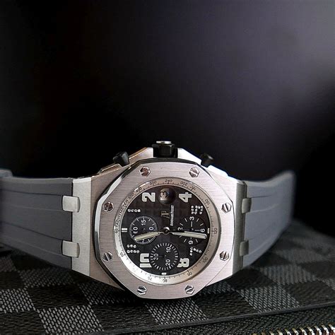 audemars piguet grey rubber strap